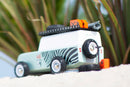 Drifter Zebra By Candylab Toys With Accessories On The Beach