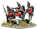 Napoleonic Peninsular War British Infantry Centre Companies, 28 mm Scale Model Plastic Figures Firing Pose