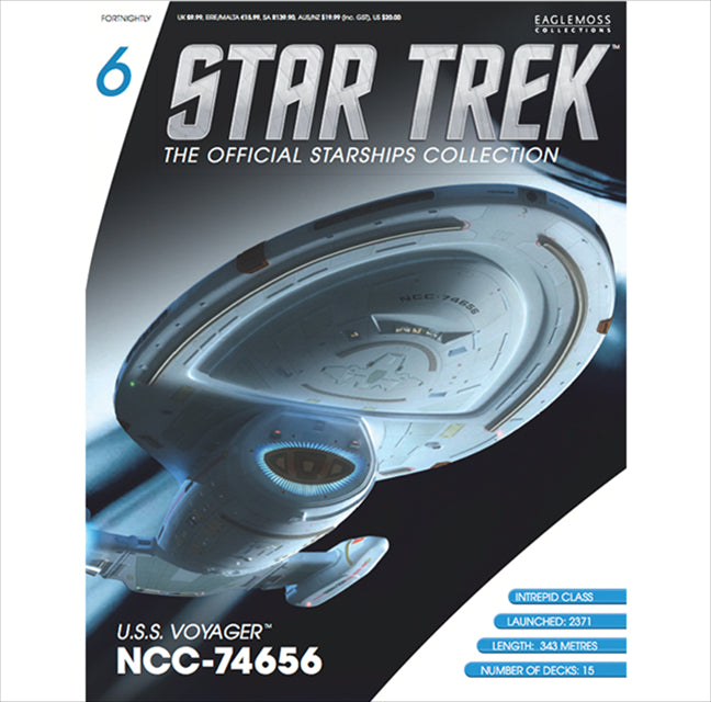 Eaglemoss USS Voyager Issue 06 Magazine