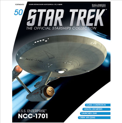 Eaglemoss Star Trek Collection Issue 50 USS Enterprise NCC-1701