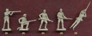 American Civil War Confederate Infantry 1/72 Scale Plastic Figures Sample Poses 1-5