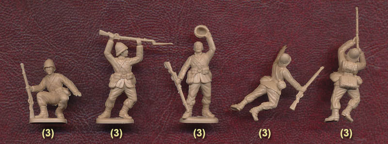 British Infantry And Sepoys 1/72 Scale Plastic Figures Sample Poses #2