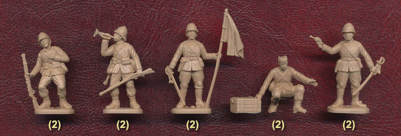 British Infantry And Sepoys 1/72 Scale Plastic Figures Poses #3