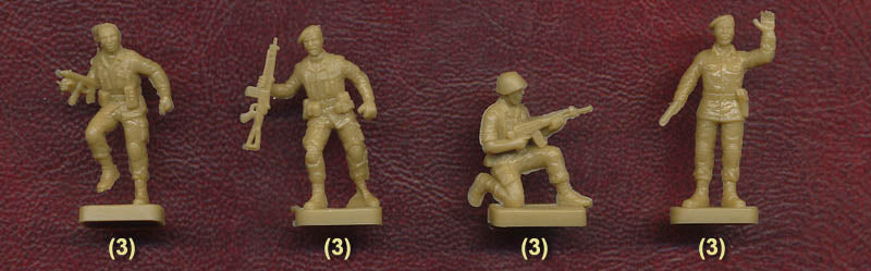 NATO Troops (1980’s) 1/72 Scale Plastic Figures Italian Troops