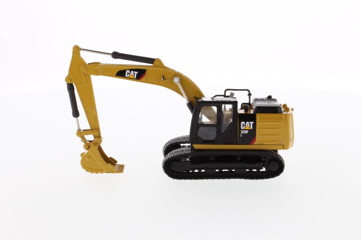 Caterpillar 320F L Hydraulic Excavator 1:64 Scale Diecast Model Left Side View