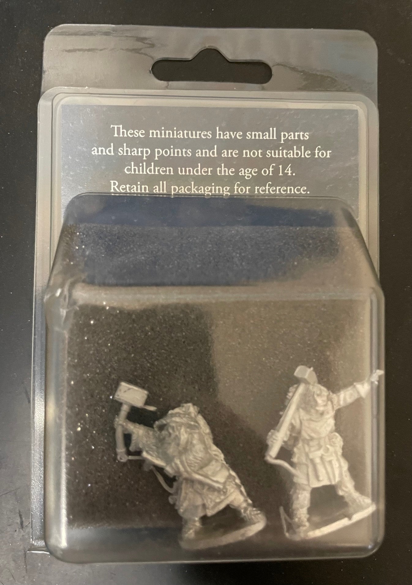 Frostgrave Enchanter & Apprentice, 28 mm Scale Model Metal Figures In Package