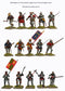 Agincourt Foot Knights 1415-1429, 28 mm Model Plastic Figures Kit By Perry Miniatures Painted Foot Knights
