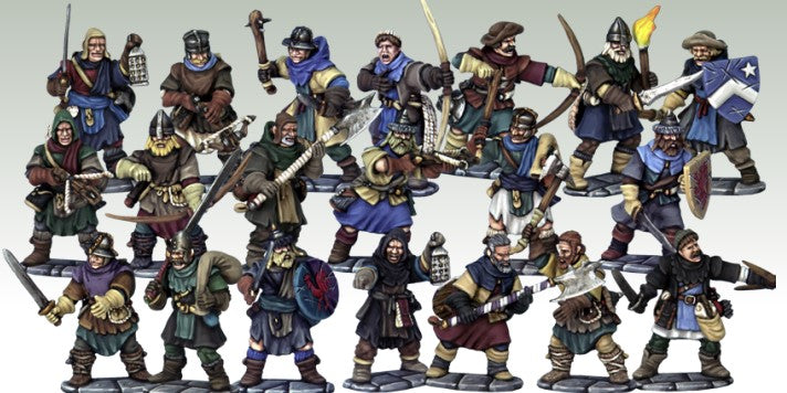 Frostgrave Soldiers, 28 mm Scale Model Plastic Figures Painted Examples