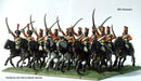 Napoleonic French Hussars 1792 - 1815, 28 mm Scale Model Plastic Figures 6th Hussars Example
