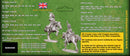 Napoleonic French Dragoons 1807 - 1812, 28 mm Scale Model Plastic Figures Back of Package Label