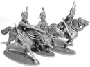 Napoleonic French Dragoons 1807 - 1812, 28 mm Scale Model Plastic Figures Close Up