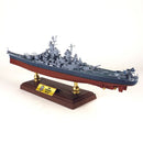 USS Missouri BB-63 1/700 Scale Model By Forces Of Valor Left Aft View
