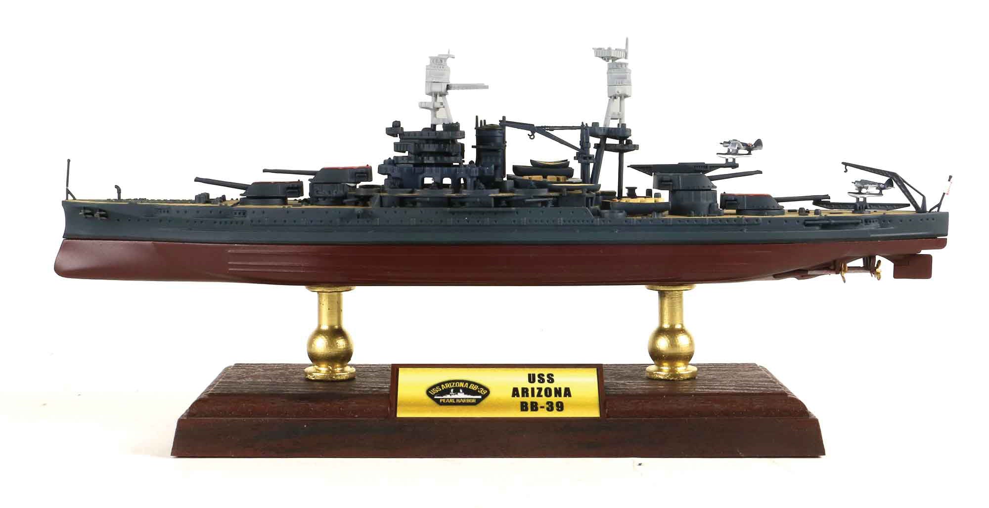 USS Arizona BB-39 1/700 Scale Model By Forces of Valor