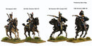 Napoleonic British Hussars, 28 mm Scale Model Plastic Figures Painted Example