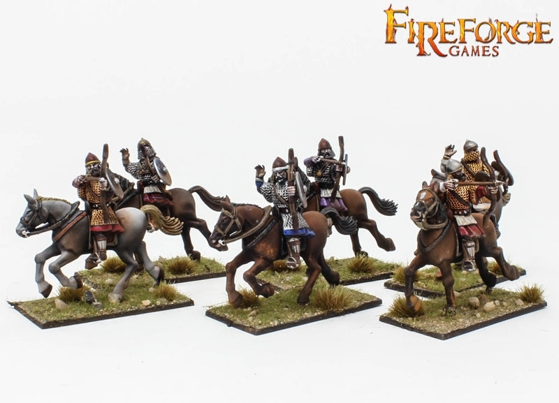 Fireforge Games Byzantine Horse Archers, 28mm Model Figures Completed Example