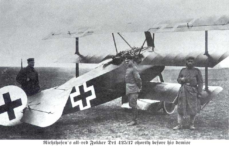 Manfred von Richthofen's red Dr.I, serial 425/17