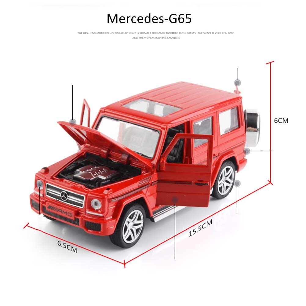 Mercedes-Benz G-Class G 65 AMG 1:32 Scale Model Car (Red) by Minocool (No Retail Box)