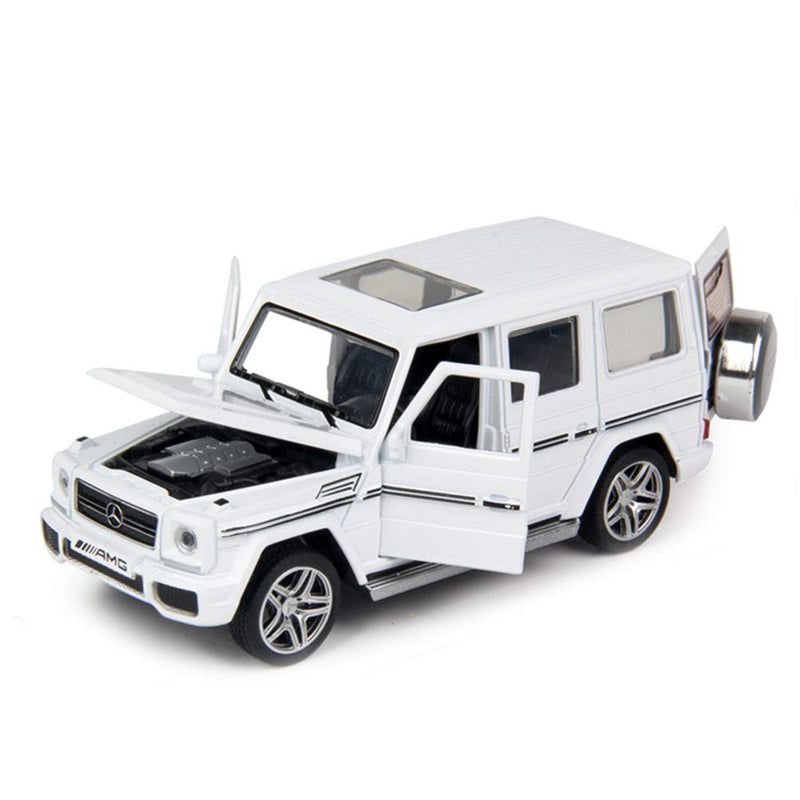 Mercedes-Benz G-Class G 65 AMG 1:32 Scale Model Car (White) by Minocool (No Retail Box)