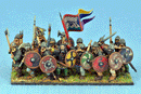 Viking Hirdmen, 28 mm Scale Model Plastic Figures Painted Examples