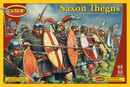 Saxon Thegns, 28 mm Scale Model Plastic Figures