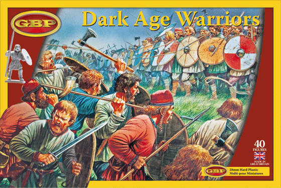 Dark Age Warriors, 28 mm Scale Model Plastic Figures
