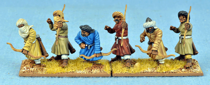 Arab Spearmen & Archers, 28 mm Scale Model Plastic Figures Archer Example