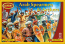 Arab Spearmen & Archers, 28 mm Scale Model Plastic Figures