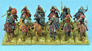 Arab Heavy Cavalry 10th -13th Century, 28 mm Scale Model Plastic Figures Painted Example