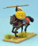 Arab Light Cavalry & Horse Archers 10th -13th Century, 28 mm Scale Model Plastic Figures Example Spearman w/ Shield