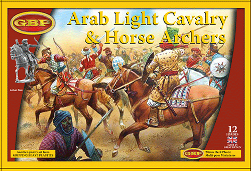 Arab Light Cavalry & Horse Archers 10th -13th Century, 28 mm Scale Model Plastic Figures