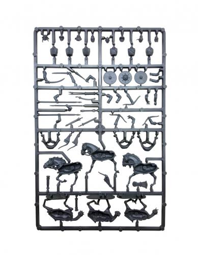 Arab Light Cavalry & Horse Archers 10th -13th Century, 28 mm Scale Model Plastic Figures Example Frame