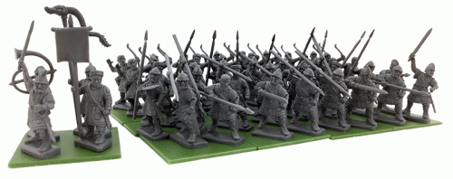 Late Roman Infantry, 28 mm Scale Model Plastic Figures