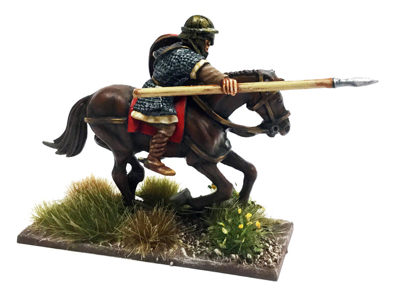 Late Roman Heavy Cavalry, 28 mm Scale Model Plastic Figures Spearman