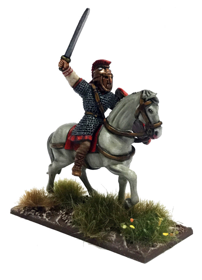 Late Roman Heavy Cavalry, 28 mm Scale Model Plastic Figures Swordsman