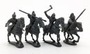 Goth Noble Cavalry, 28 mm Scale Model Plastic Figures Assembled Example