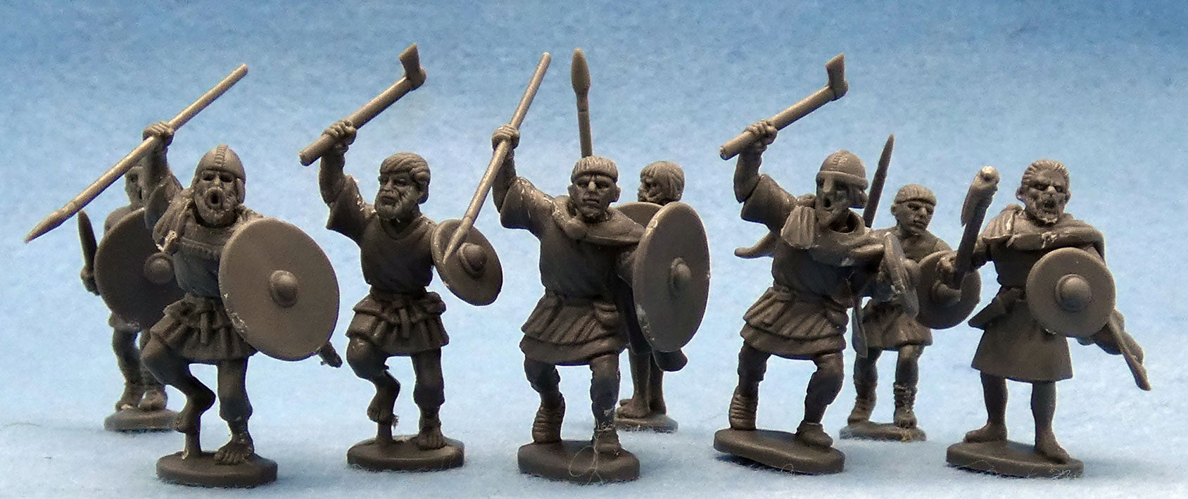 Dark Age Irish, 28 mm Scale Model Plastic Figures Example