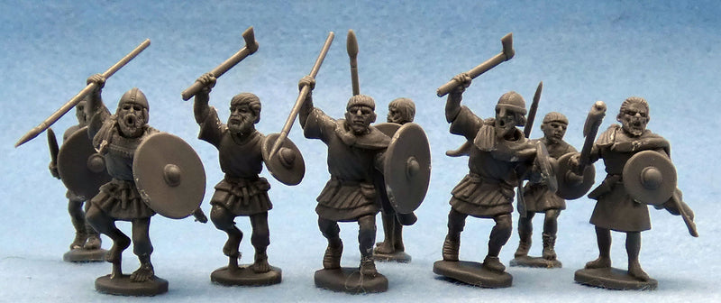 Dark Age Irish, 28 mm Scale Model Plastic Figures Example