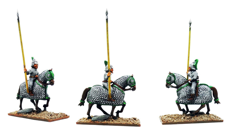 Parthian Cataphracts, 28 mm Scale Model Plastic Figures Painted Example