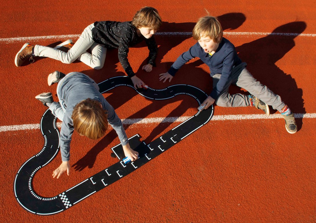 Grand Prix 24 Piece Flexible Toy Road Set