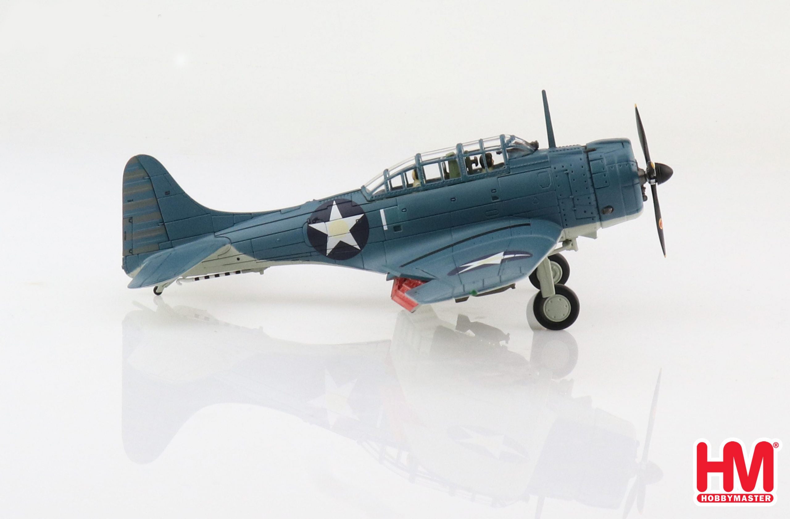 Douglas SBD-2 Dauntless VMSB-241 1942, 1/72 Scale Diecast Model Right Side View