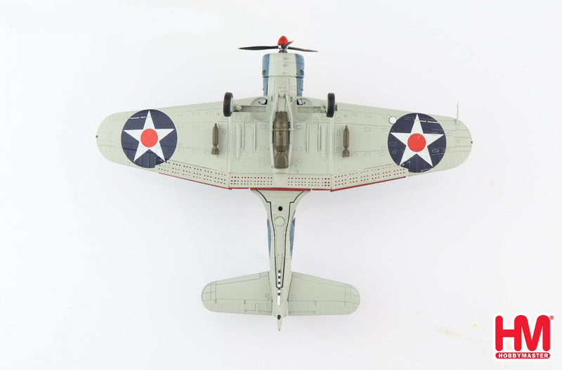 Douglas SBD-2 Dauntless USS Enterprise 1942, 1/72 Scale Diecast Model Bottom View