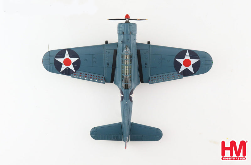 Douglas SBD-2 Dauntless USS Enterprise 1942, 1/72 Scale Diecast Model Top View