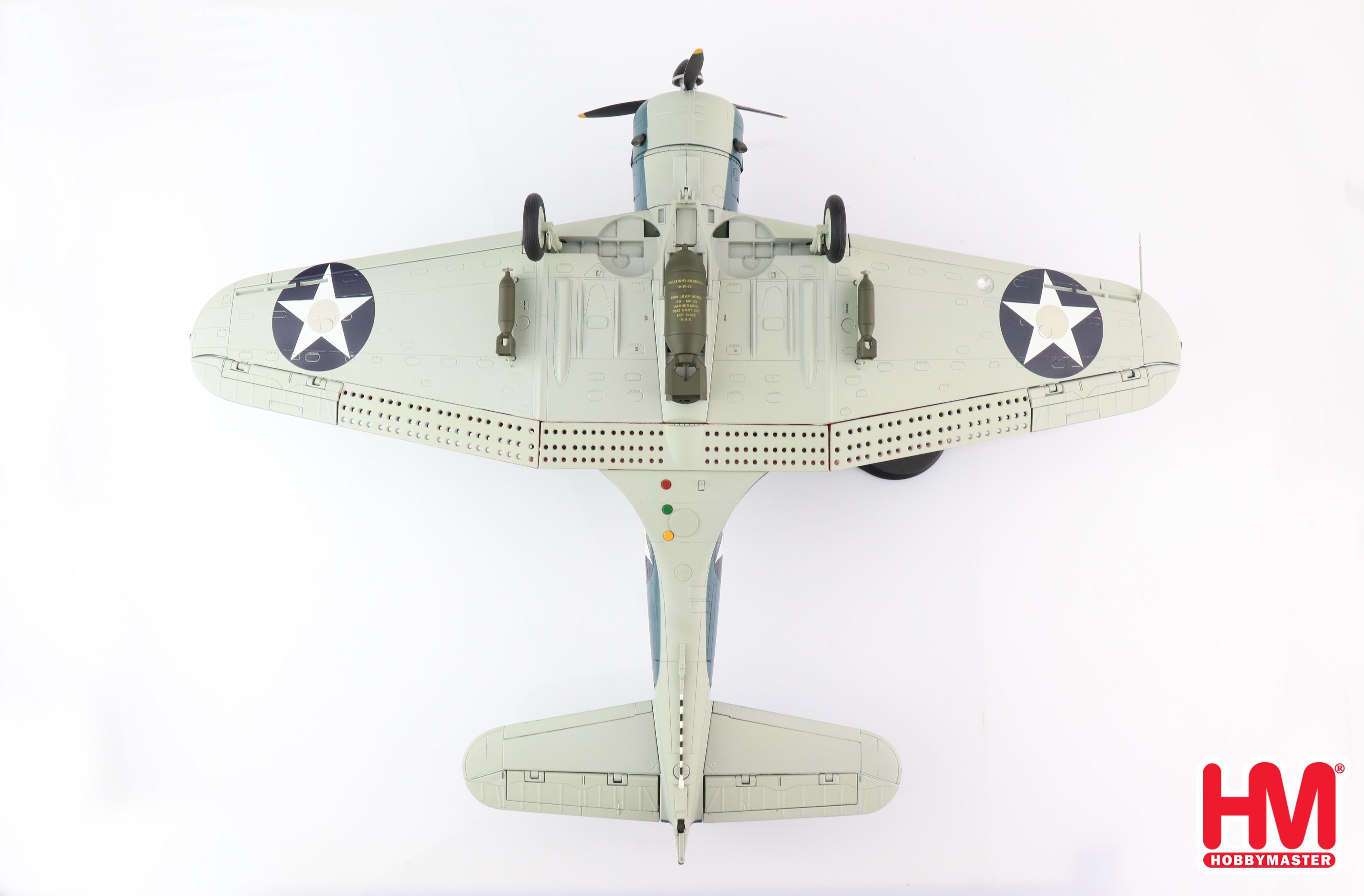 Douglas SBD-2 Dauntless, VMSB-241 “Battle of Midway” 1942, 1/32 Scale Diecast Model Bottom View