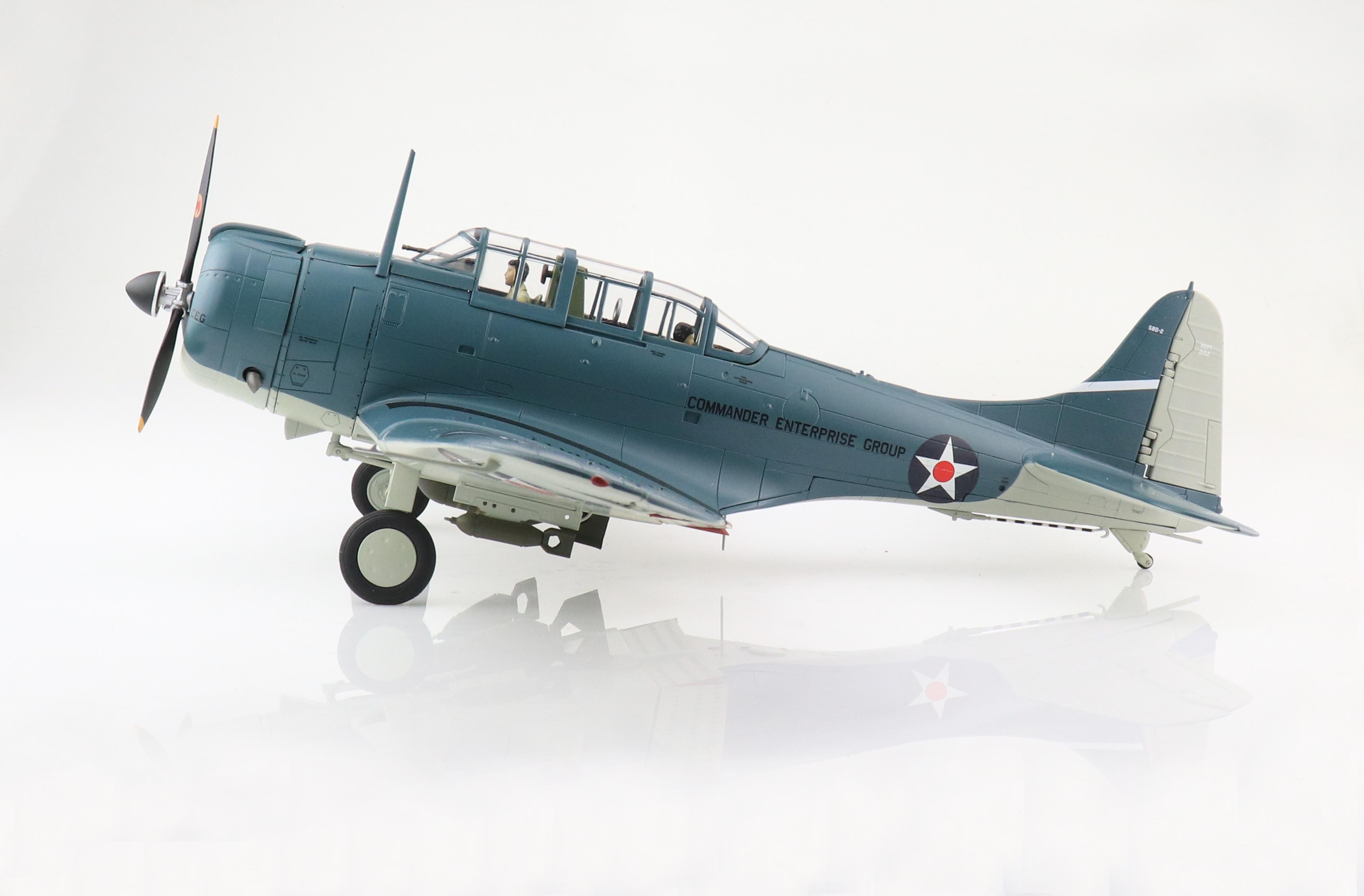 Douglas SBD-2 Dauntless, Pearl Harbor, 7th December 1941, 1/32 Scale Diecast Model Left Side View