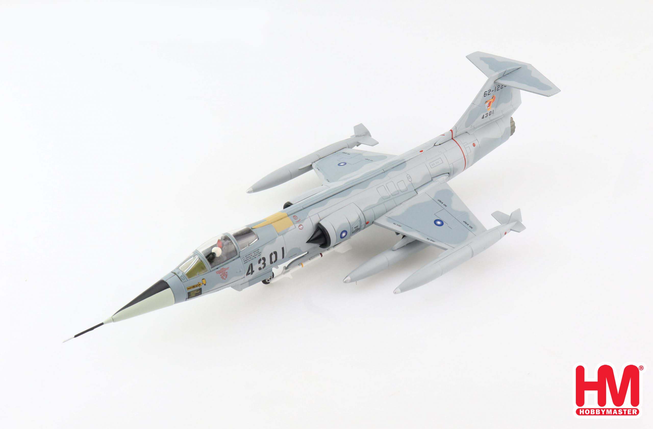 Lockheed F-104G Starfighter 7th TFS Republic of China Air Force 1991, 1:72 Scale Diecast Model