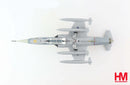 Lockheed F-104G Starfighter 7th TFS Republic of China Air Force 1991, 1:72 Scale Diecast Model Bottom View