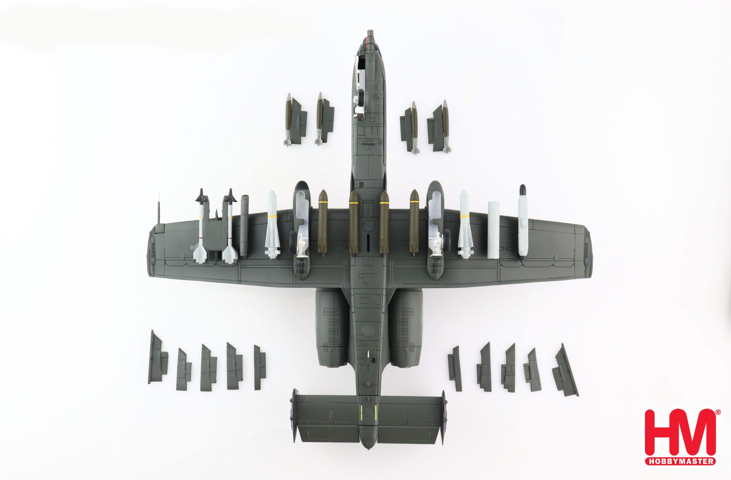 Fairchild Republic A-10C Thunderbolt II Indiana ANG 2021, 1:72 Scale Diecast Model Bottom View