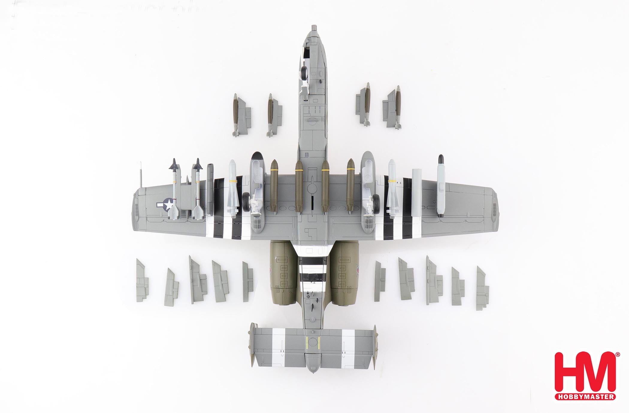 Fairchild Republic A-10C Thunderbolt II 190th FS Idaho ANG 2021, 1:72 Scale Diecast Model Bottom View