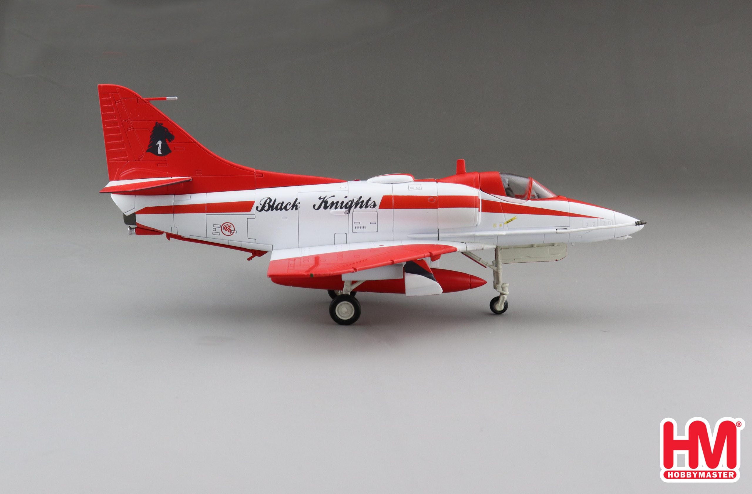 Douglas A-4SU Super Skyhawk Republic of Singapore Air Force “Black Knights”, 1:72 Scale Diecast Model Right Side View