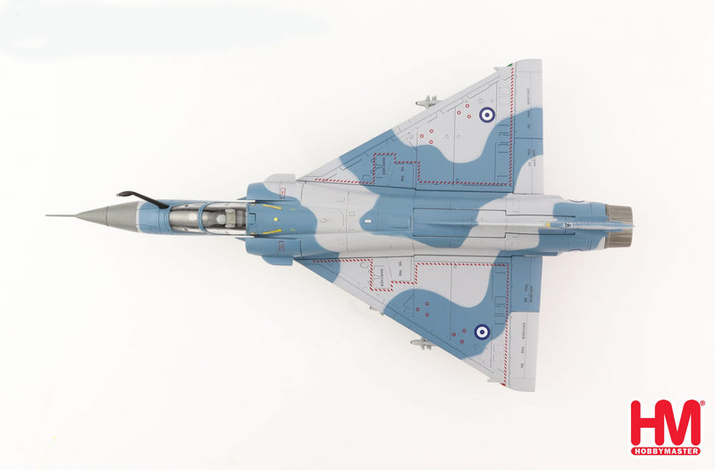 Dassault Mirage 2000-5EG No 237 332nd Squadron, Hellenic Air Force 2018, 1:72 Scale Diecast Model Top View